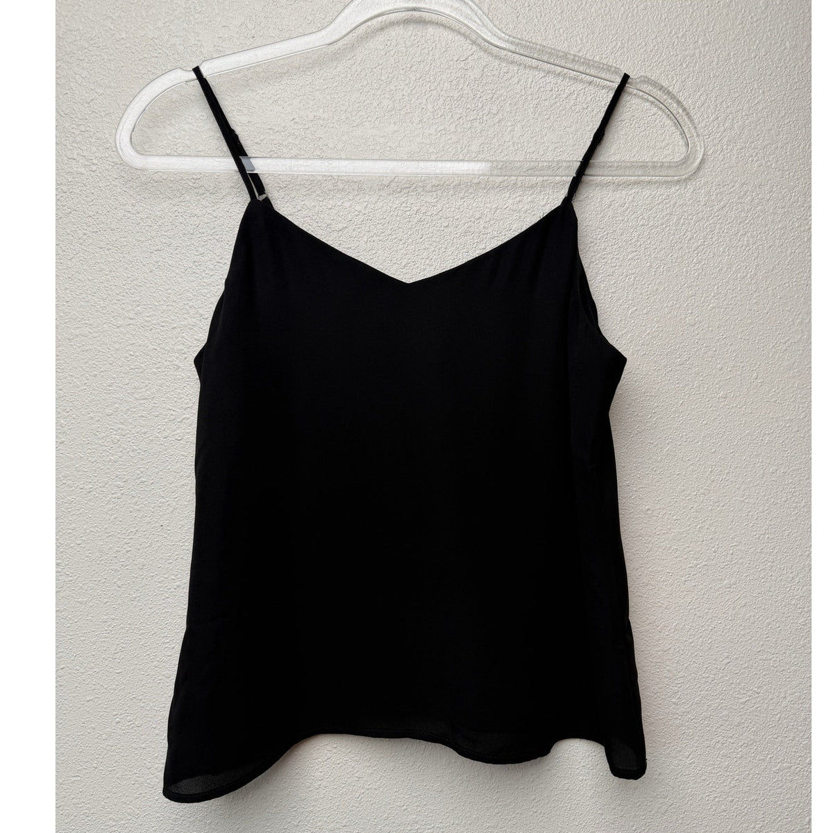 Banana Republic Black Spaghetti Strap V Neck Cami Women's US XS Petite