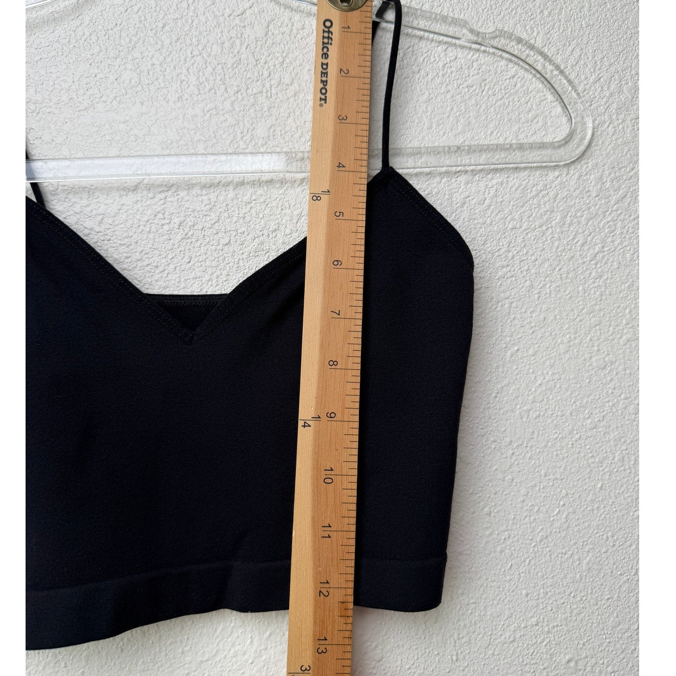 Free People Intimately Black V-Neck Spaghetti Strap Bralette XS/S