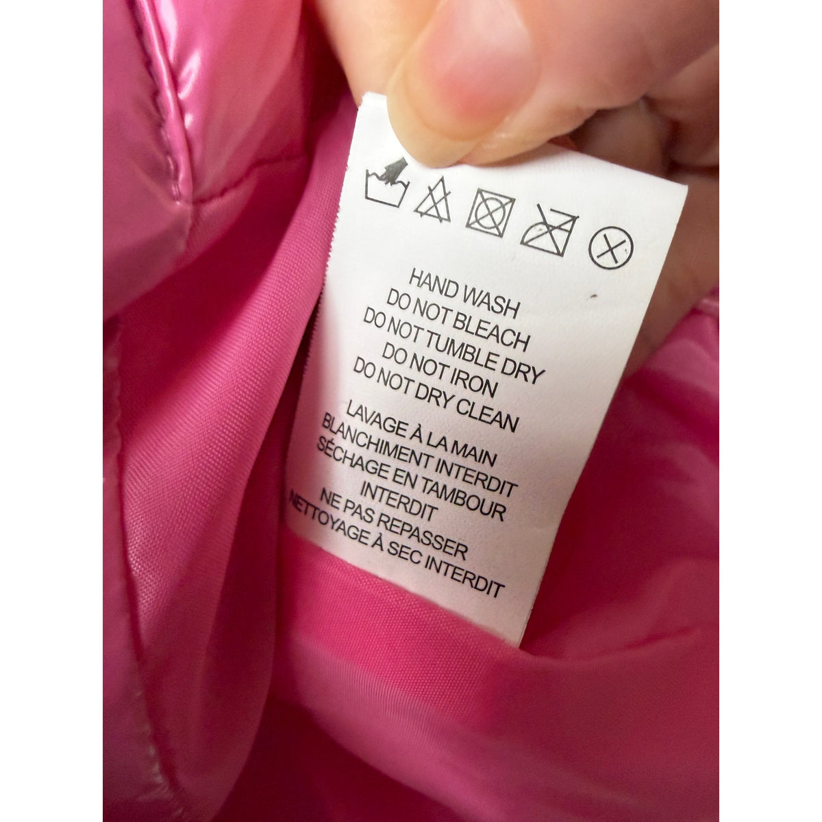DeLuc Hot Pink Quilted Puffer Vest Women S