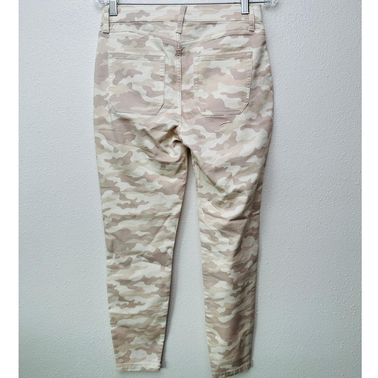 Knox Rose women’s camo ankle skinny pants beige US 6 mid rise