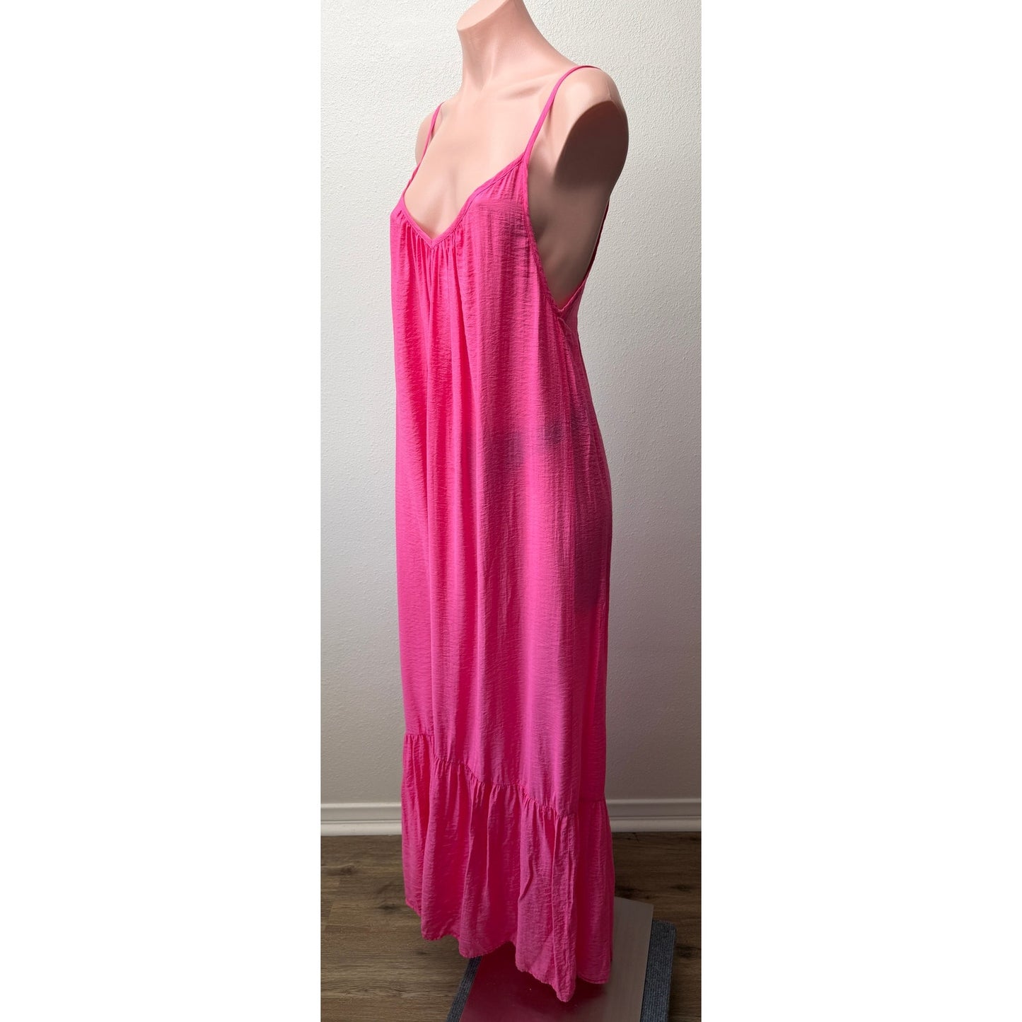 Electric & Rose Laney Pink Maxi Dress Womens S