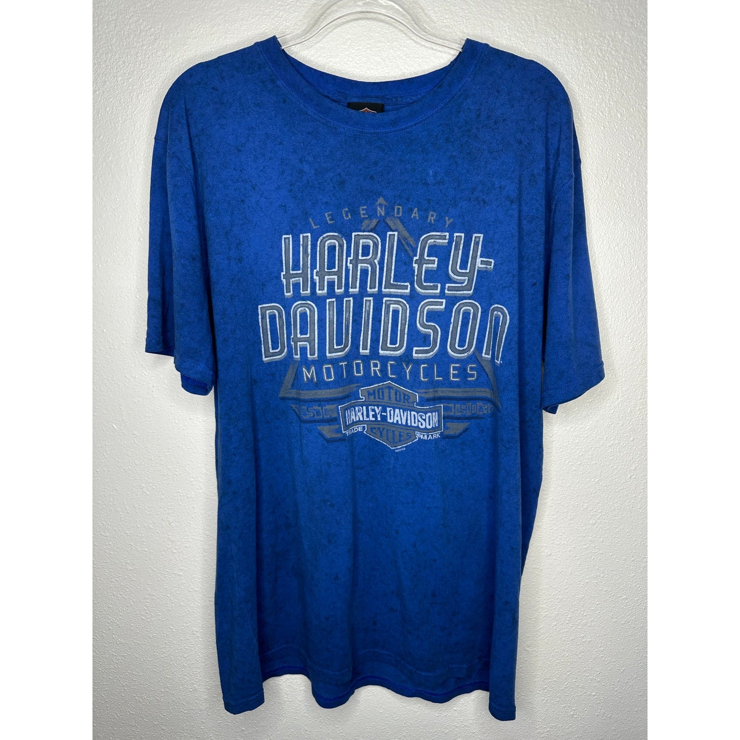Harley-Davidson Savannah GA Tee Men’s L Blue Biker Shirt