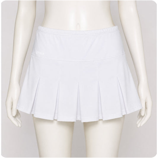 Bolle White Tennis Golf Pleated Skirt Skort  S