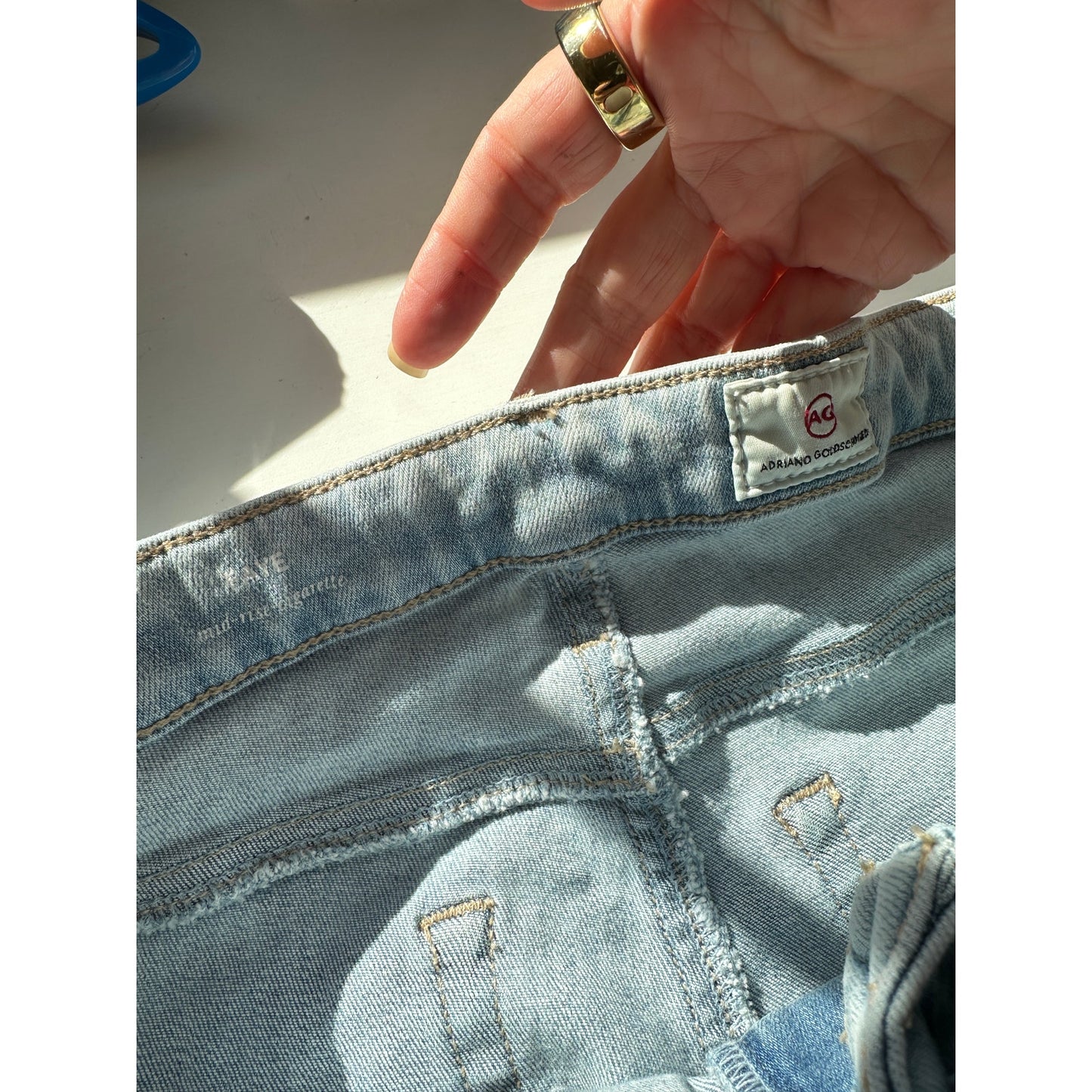 AG Faye Jeans Light Wash Women US 32 Cigarette