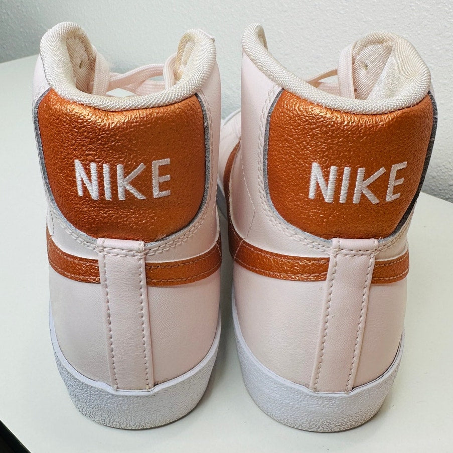 Nike Blazer Mid '77 ESS Soft Pink Metallic Copper Sneaker 8.5