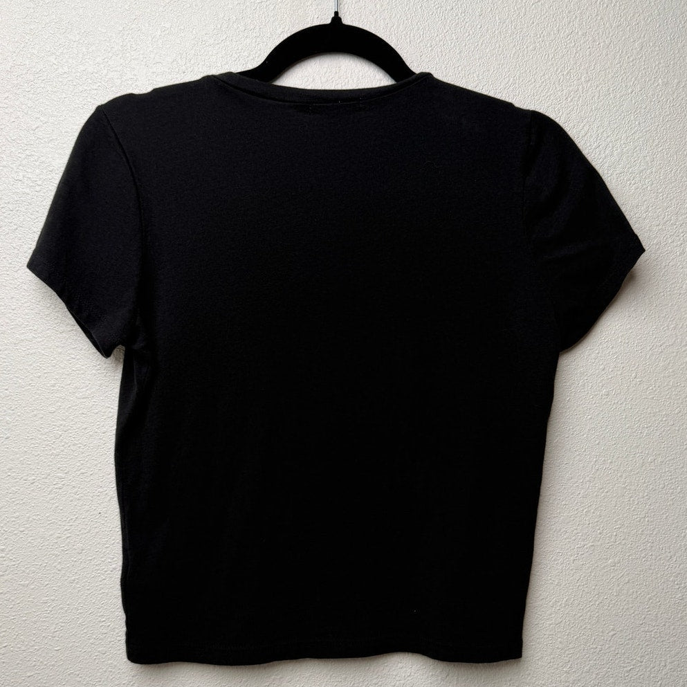 NWOT Fashion Nova Equality Graphic Crop Tee Black S