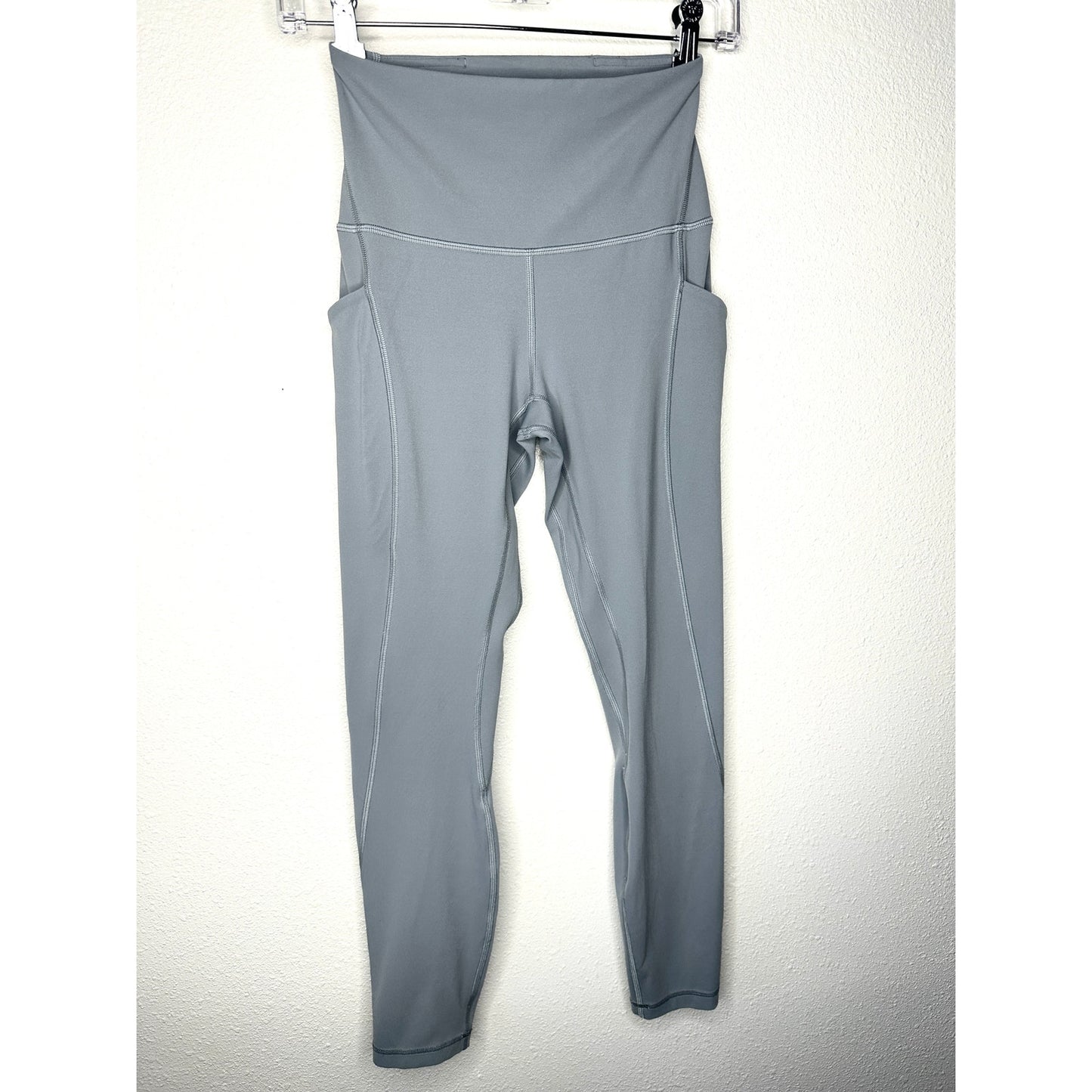 Lululemon Gray High-Rise Pocketed Pants 4