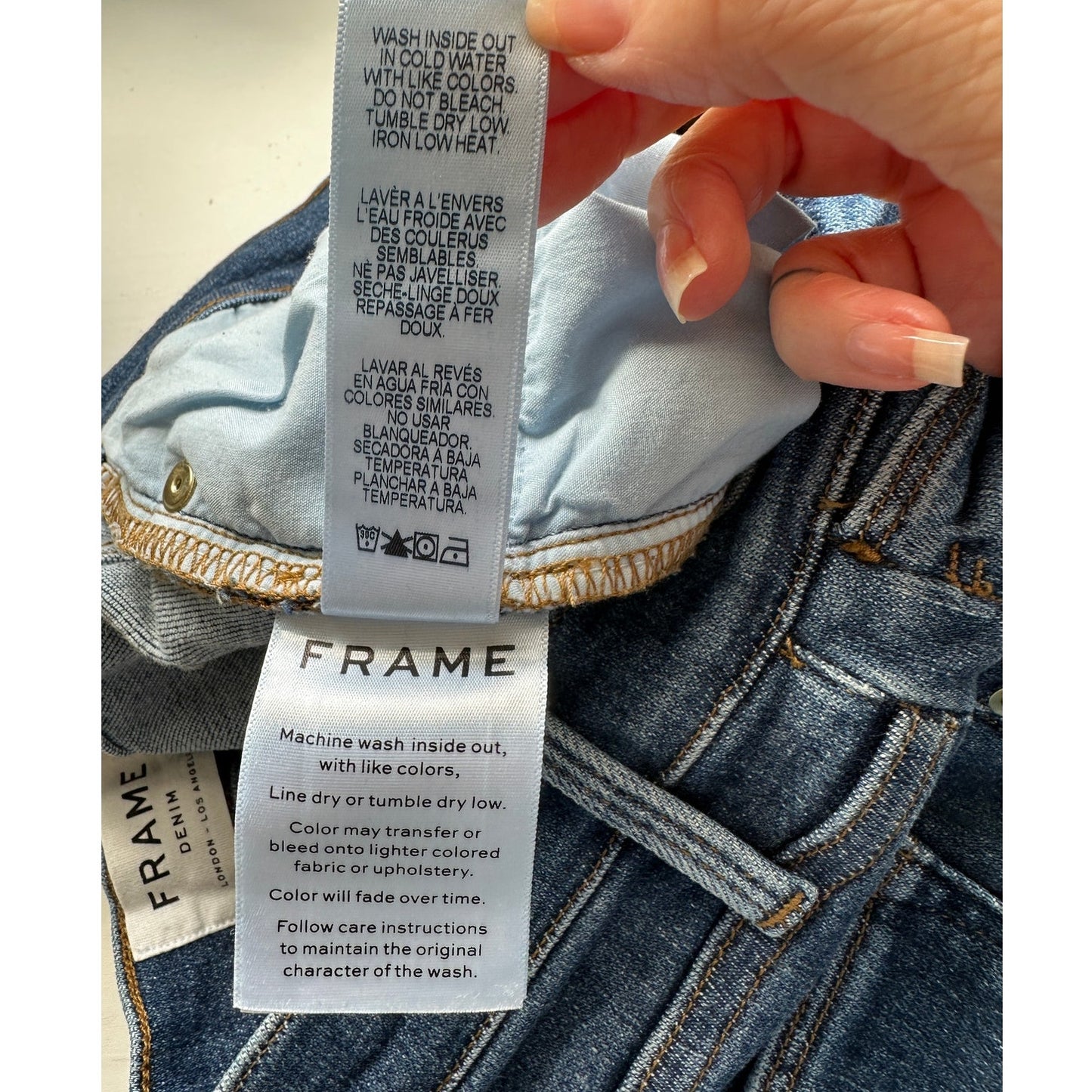 Frame Le High Straight Bestia Medium Dark Wash Women’s US 31 Jeans