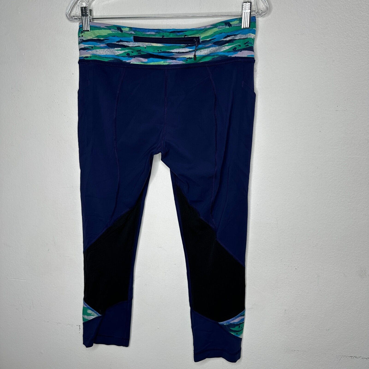 Lululemon Pace Rival Luxtreme Hero Blue Seven Wonders Multi Crop Legging 8