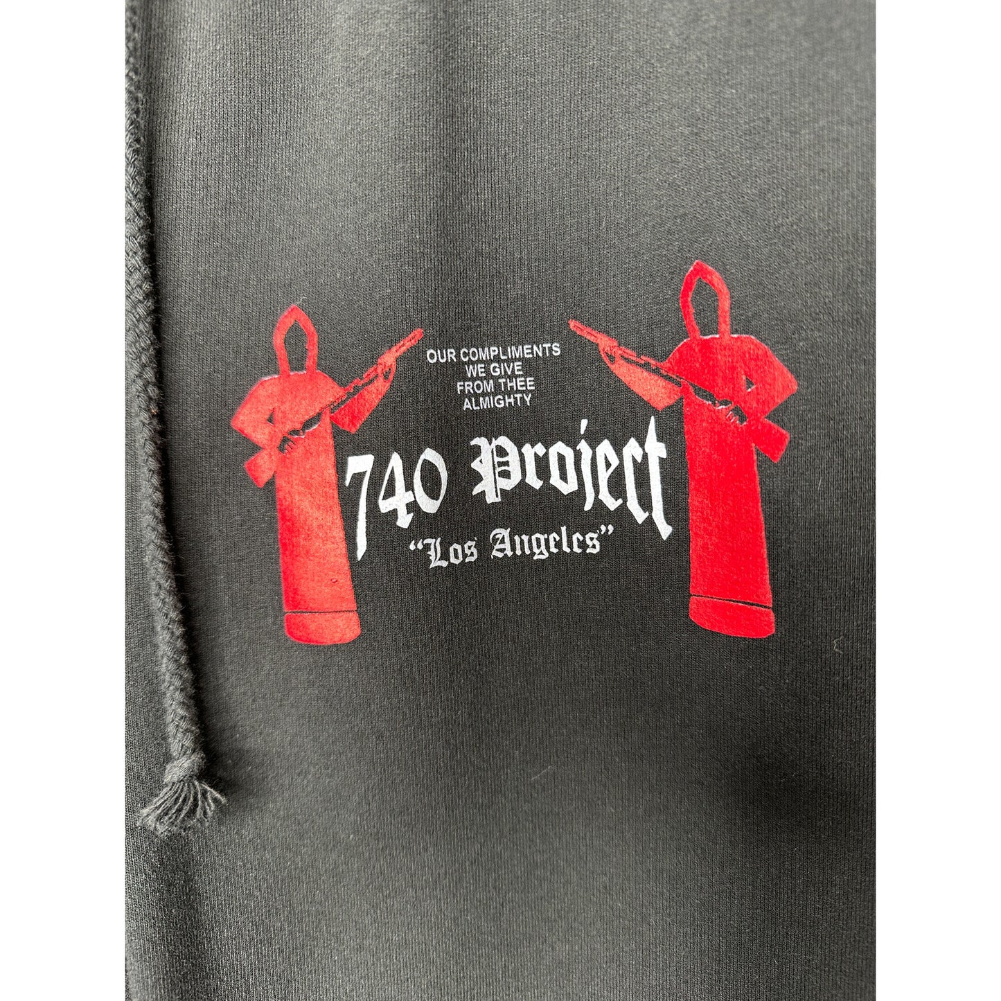 740 Project Black Men's Sweatpant Elastic Waist Jogger Medium