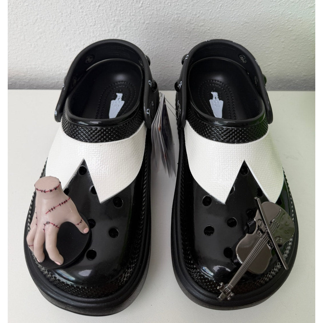 NWT Crocs x Wednesday Stomp Clog Black Womens 7