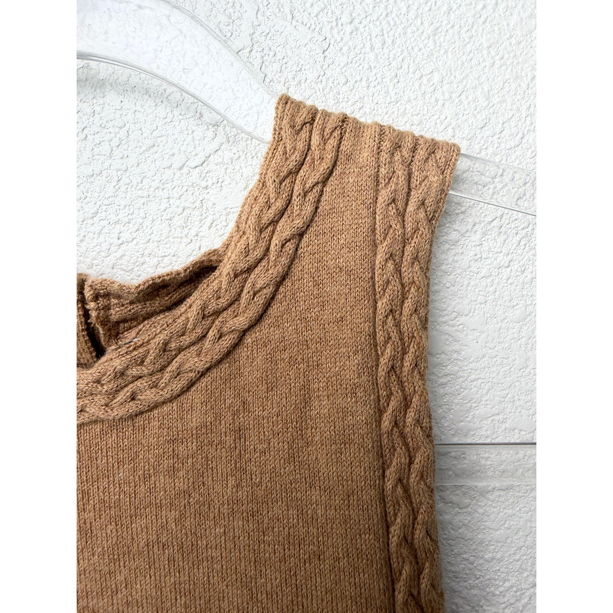 NWT Joslin Isabel Tobacco Cotton Cashmere Knit Tank Women M