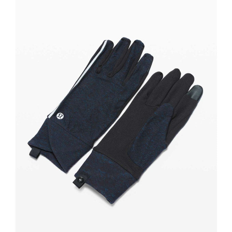 Lululemon Cross Chill Run  Gloves Teal Black XS/S