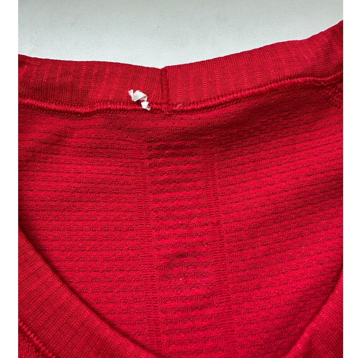 Lululemon Red Crush The Distance Swift Stride Short Sleeve Longline Top