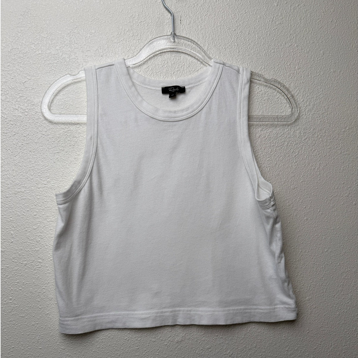 Rails Boxy Tank Top Crop White Women US XS