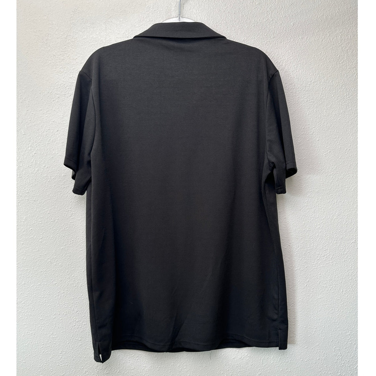 NWOT Coofandy Black Bowling Shirt Short Sleeve Size L