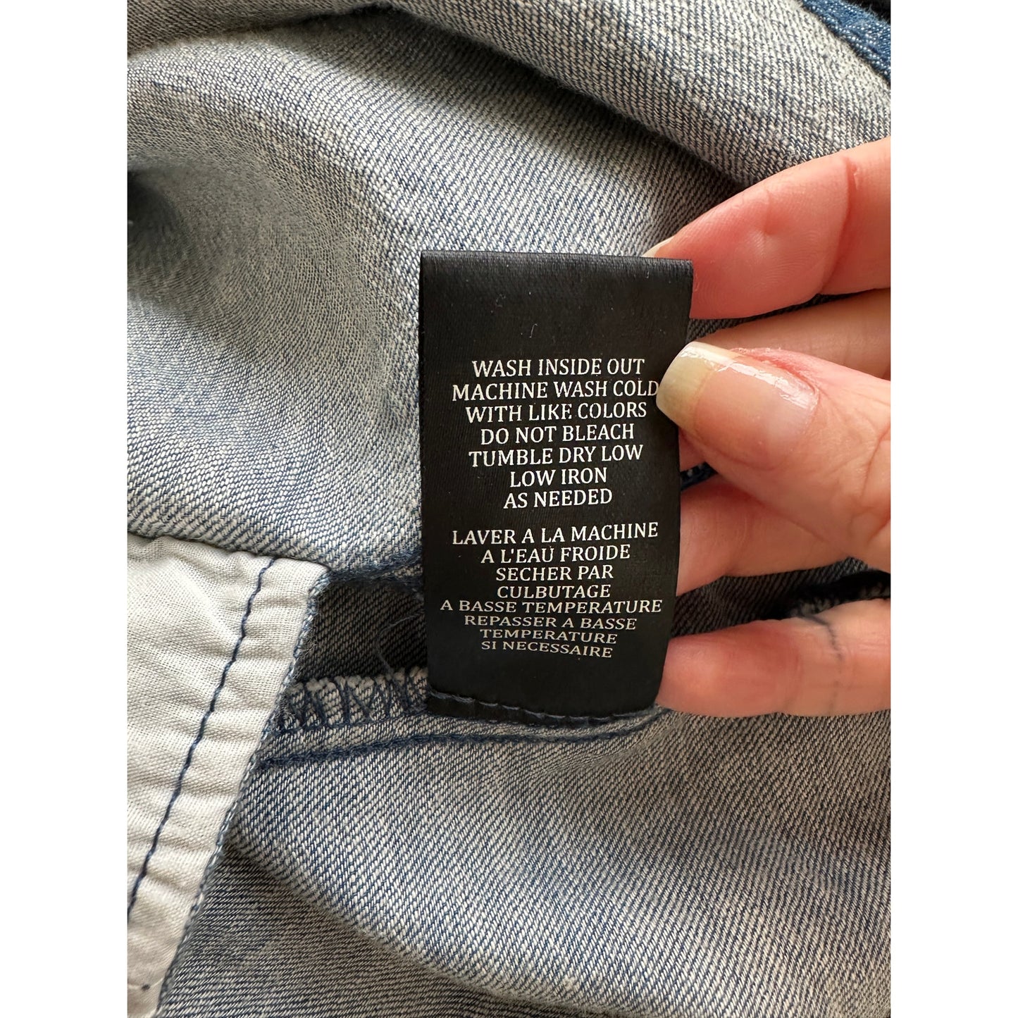 Blank NYC Medium Blue Denim Short Sleeve Pocket Jean Shirt Dress S