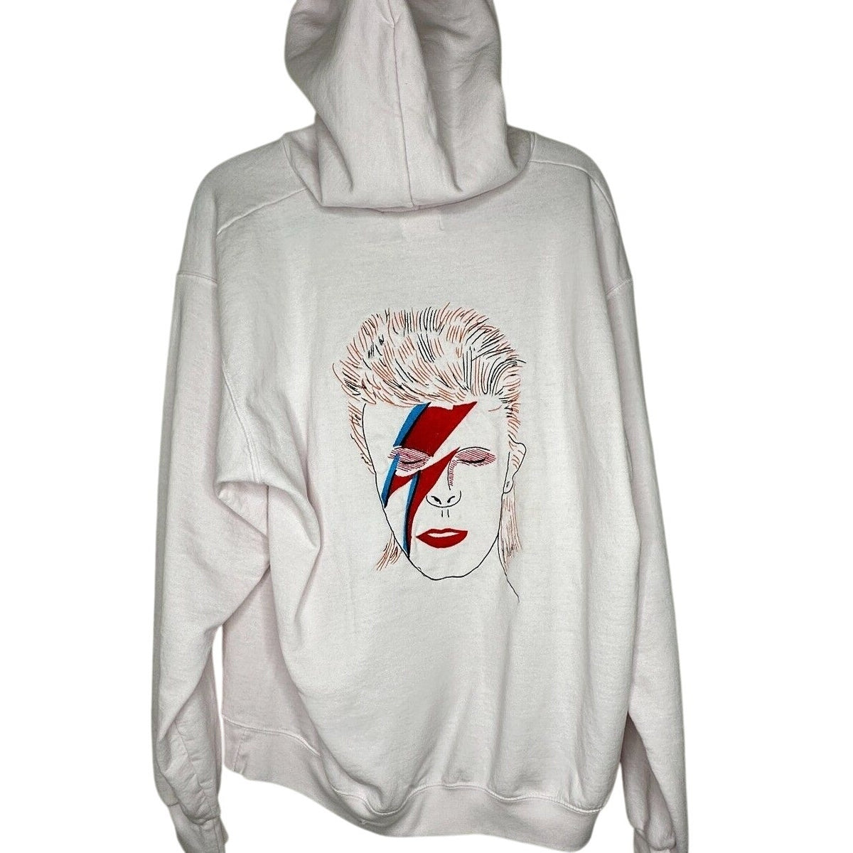 RARE Saint Luis NYC Light Pink Sweatshirt Hoodie VYBES Los Angeles David Bowie M
