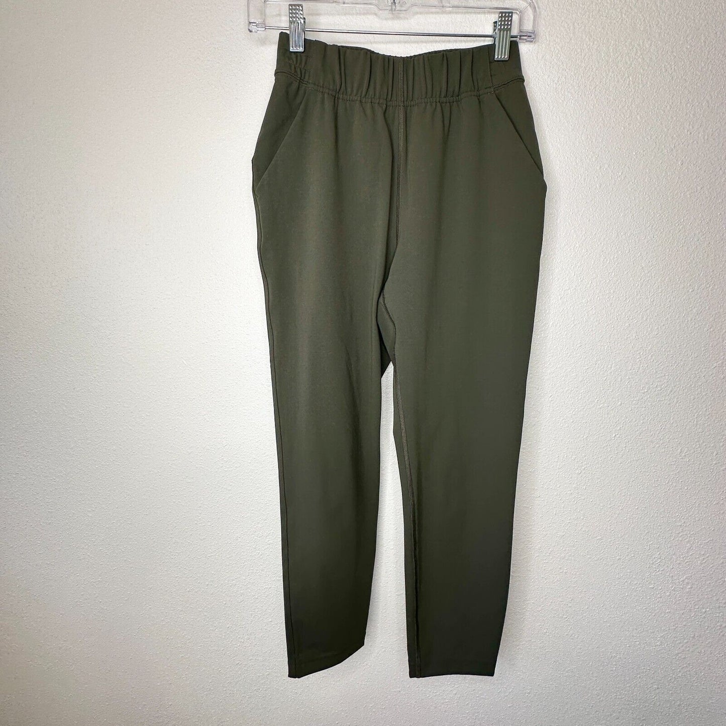 The Group by Babaton Olive Green The Weekender Stretch Waist Pocket Jogger Pant