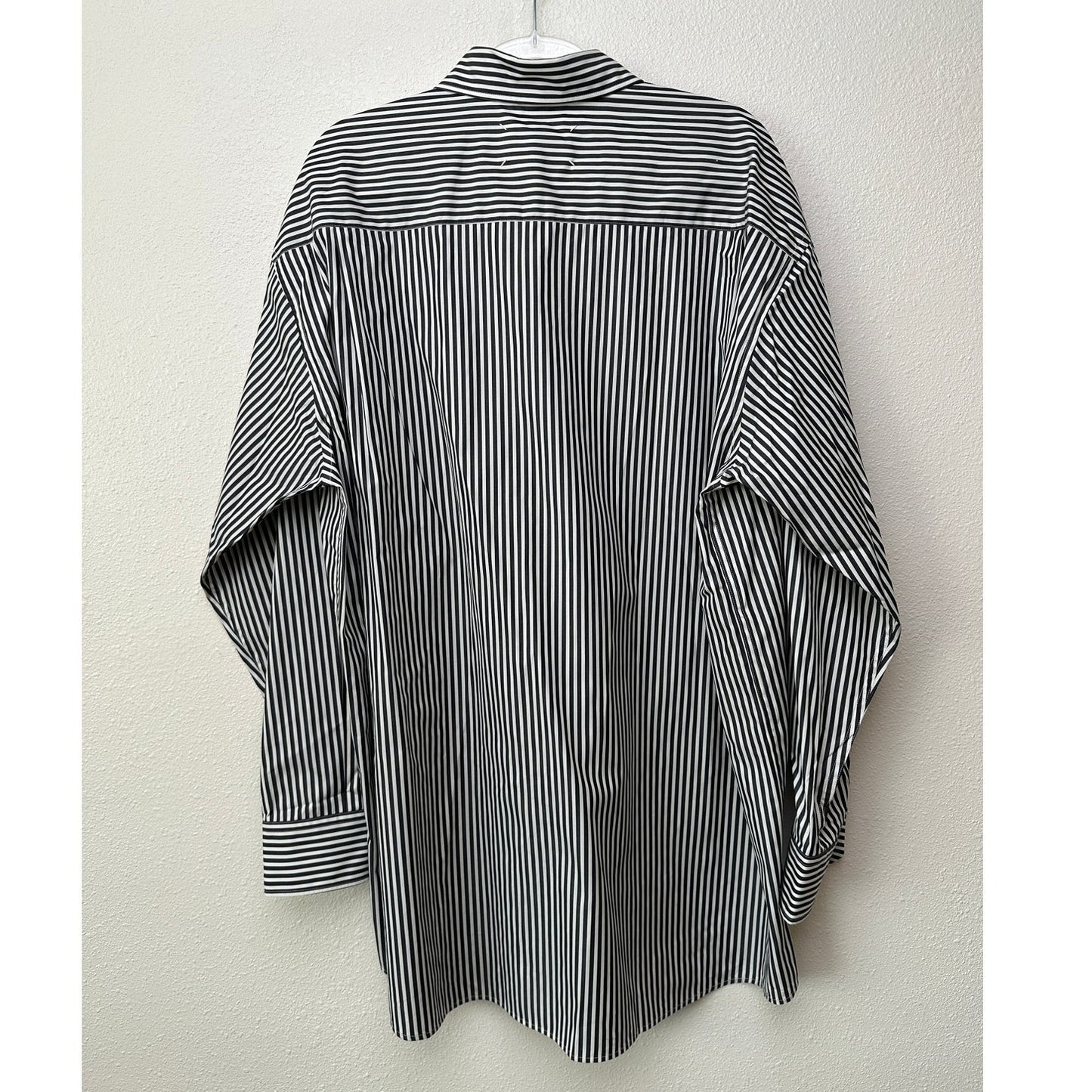 Maison Margiela Line 10 Oversized Striped Shirt Black/White Men’s US S (EU 38)