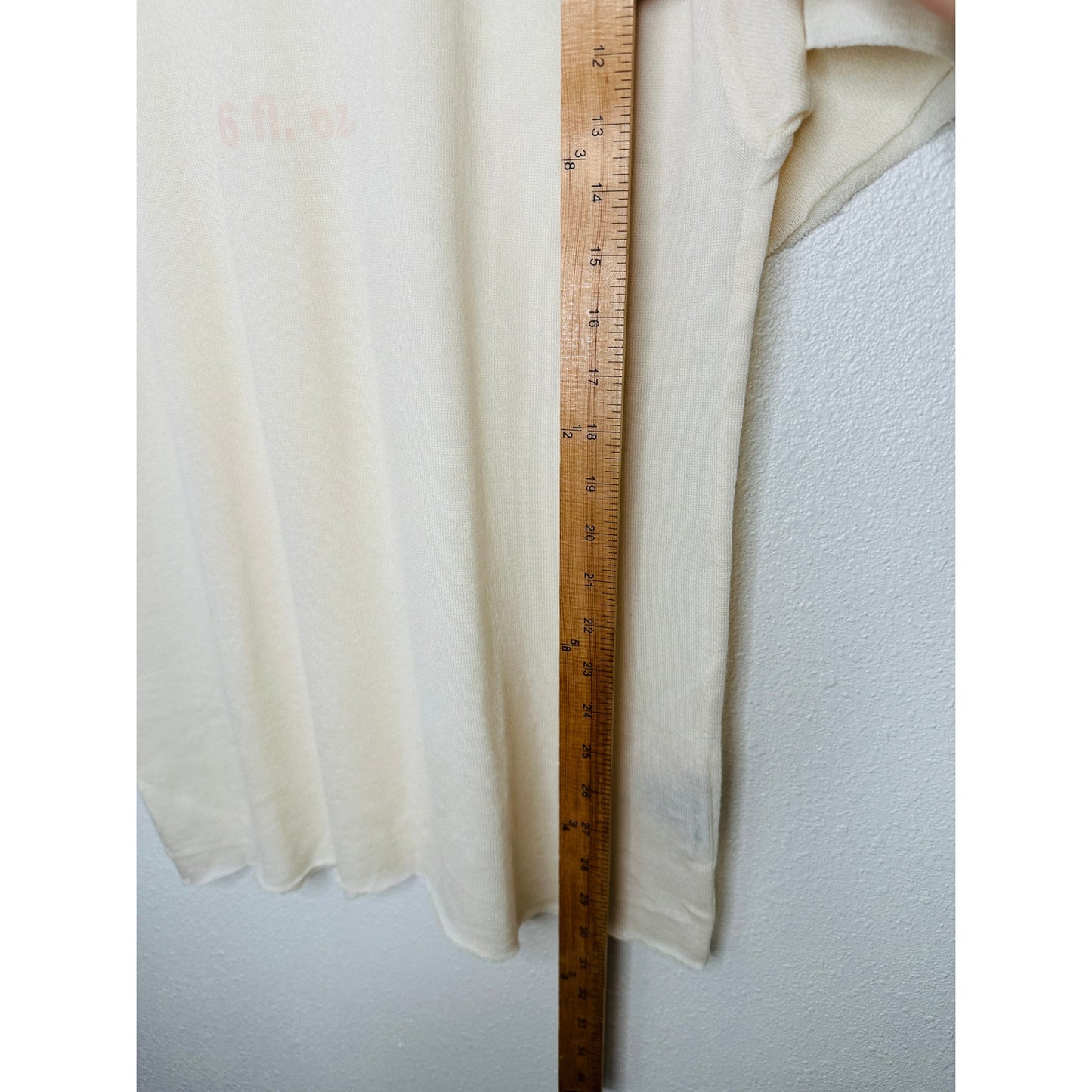 The Elder Statesman Cream with Pink Rose Graphic Cashmere Silk Blend Sweater M