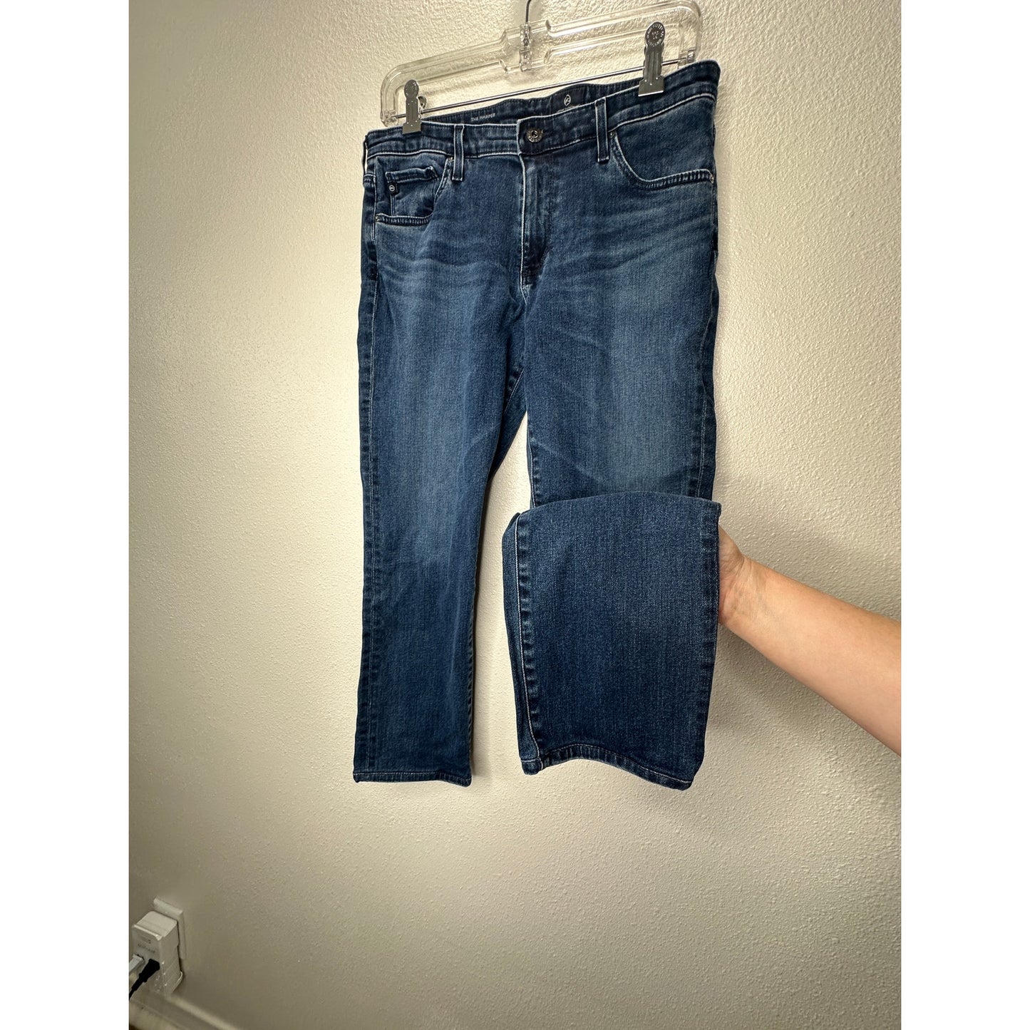 AG Harper Essential Straight Leg Jeans Size 30R Medium Wash