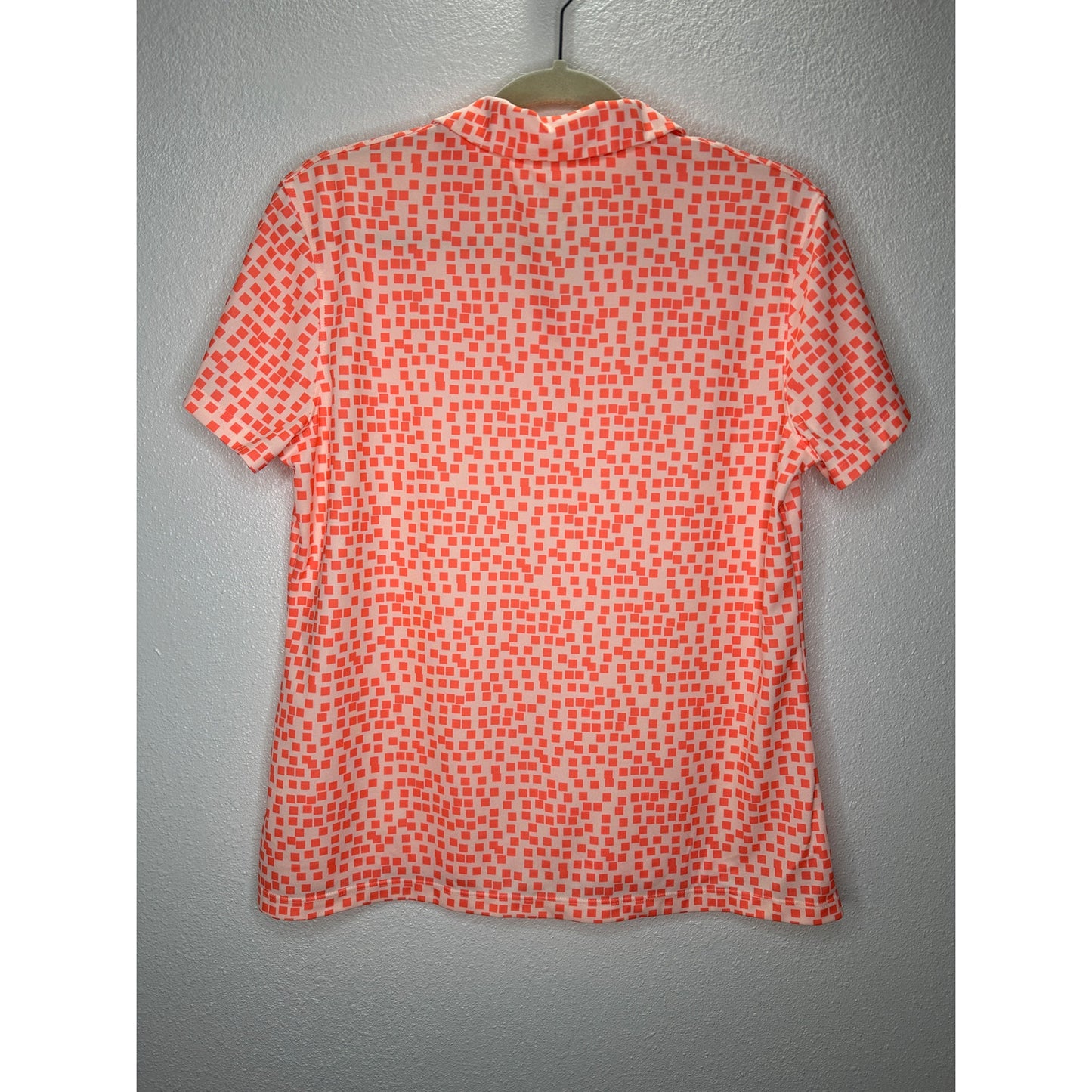 Nike Peach & Cream Breathe Golf Dry-Fit Polo Shirt L