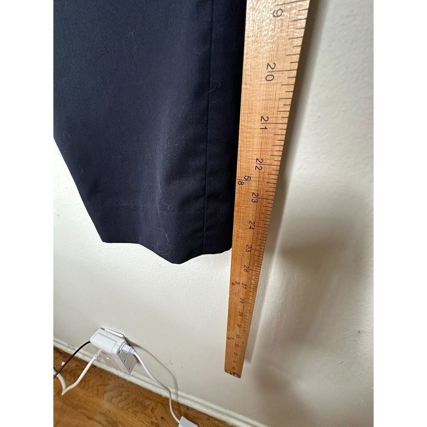 Everlane Black Italian GoWeave Easy Pull On 100% Lt Weight Wool Pockets Pant 0