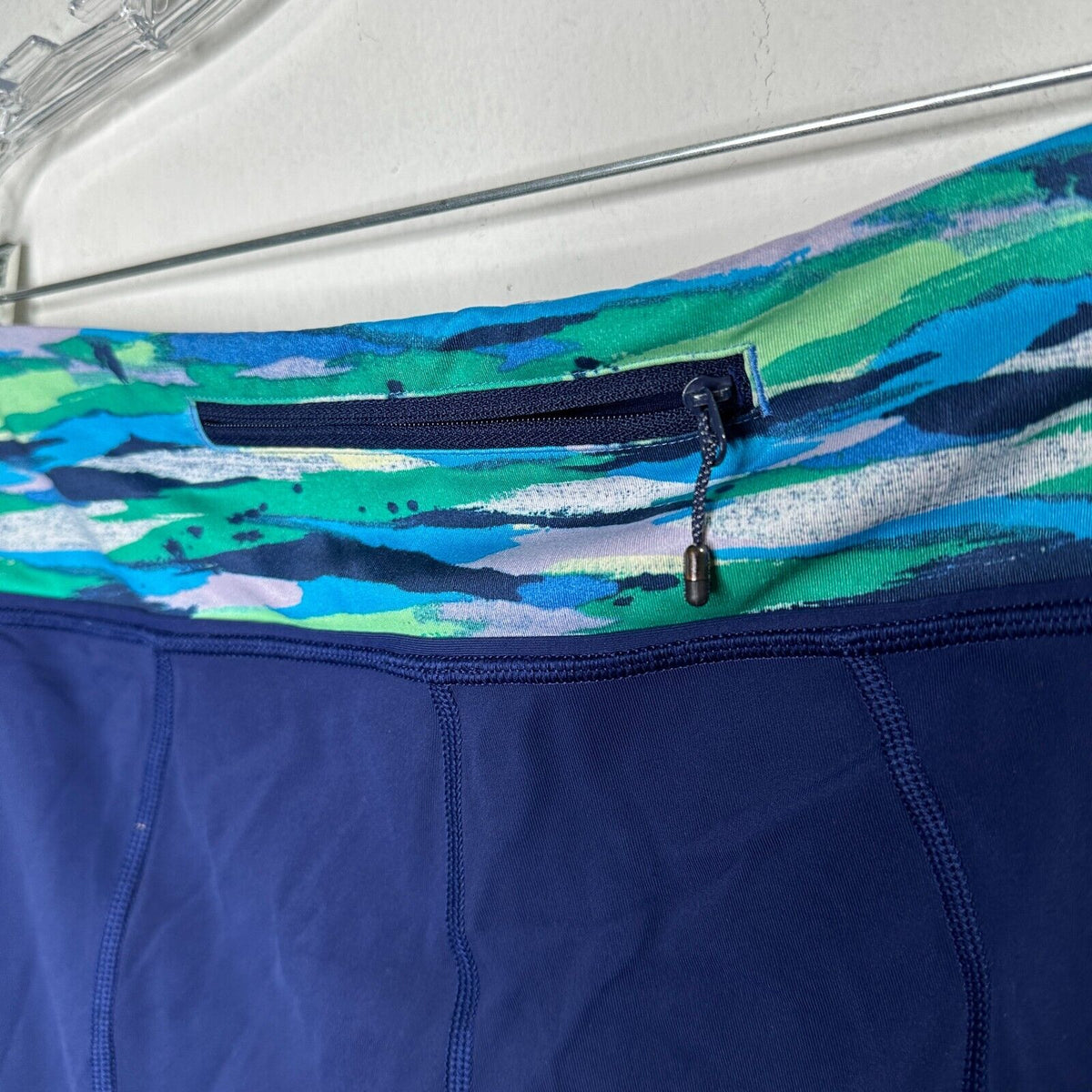 Lululemon Pace Rival Luxtreme Hero Blue Seven Wonders Multi Crop Legging 8