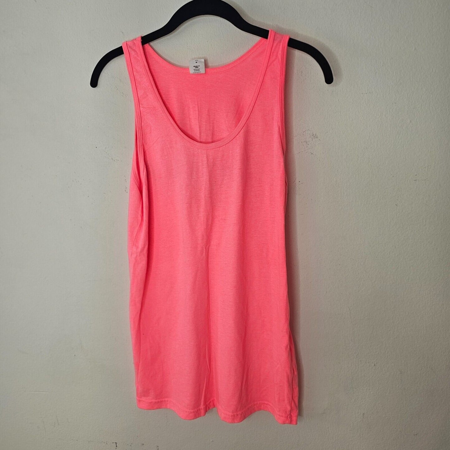 RARE American Apparel Florescent Pink Coachella 2012 Festival Tank Unisex M