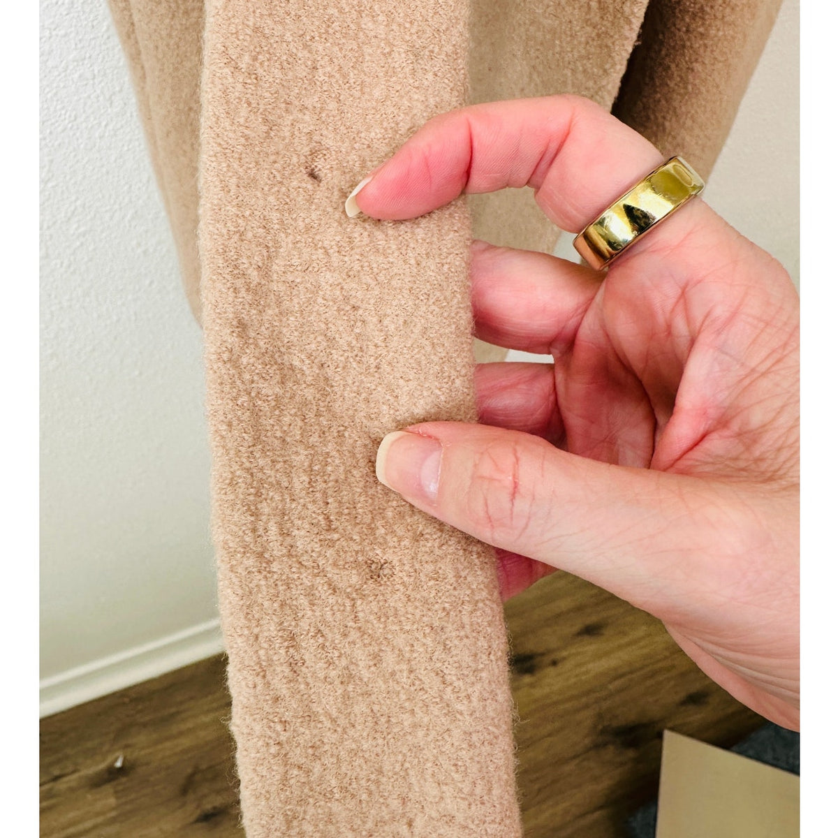 Wilfred Acre Robe Coat Chasm Tan Hooded Tie Belt XXS