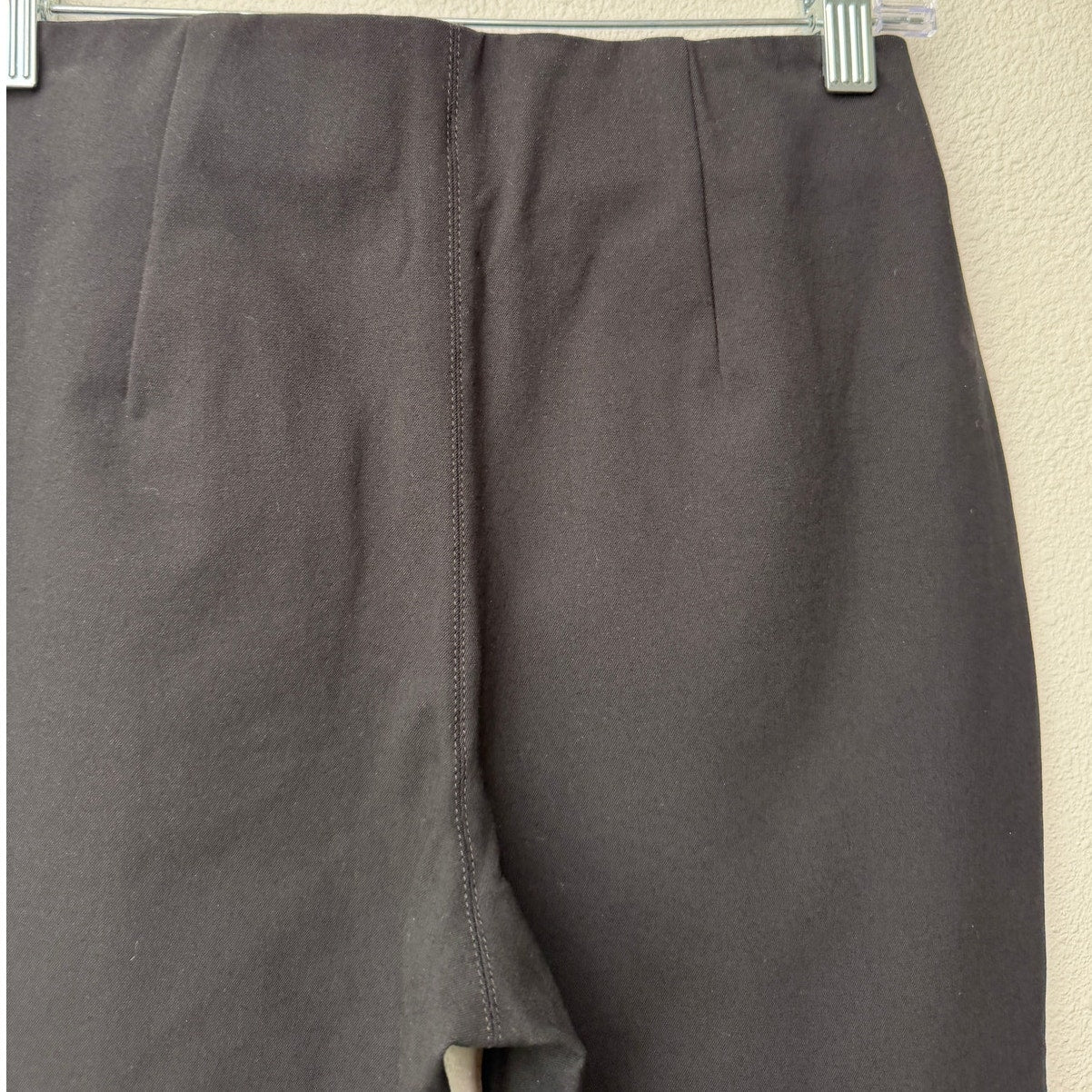 NWT Rag & Bone Annie Black Cropped Ponte Pants Gold Zip