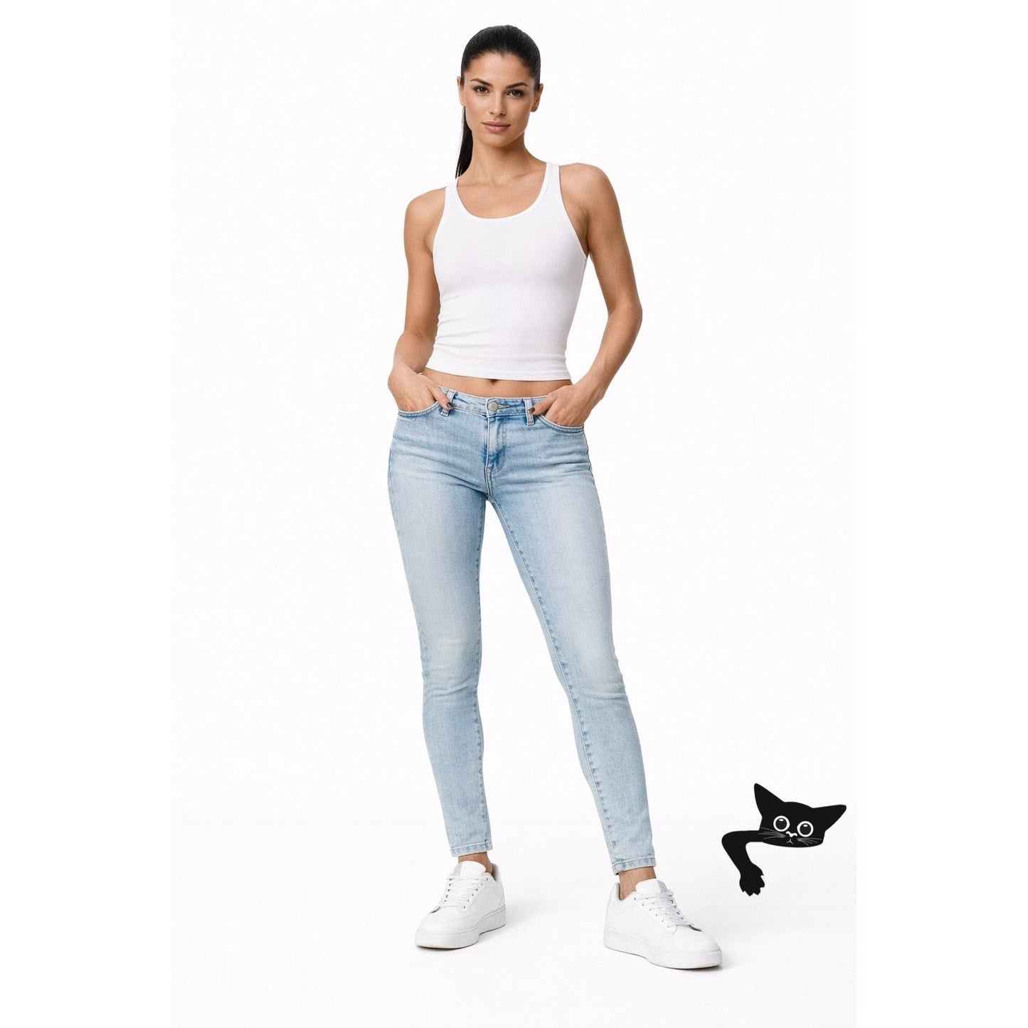AG Faye Jeans Light Wash Women US 32 Cigarette