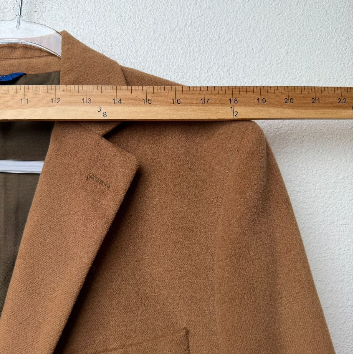 Caravelli Elliott 2B Camel Overcoat Men's IT 40L