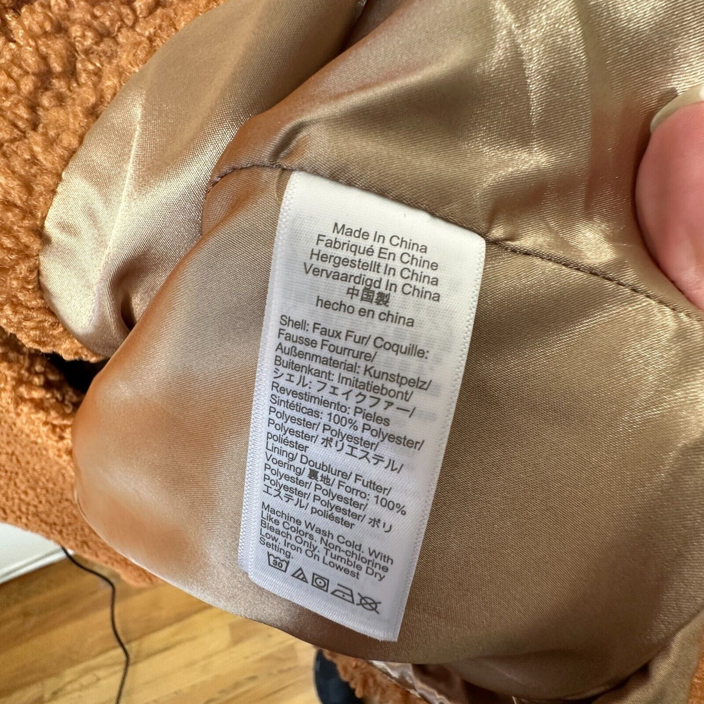 J. Crew Double Breasted Camel Adobe Clay Collared Teddy Sherpa Long Topcoat S