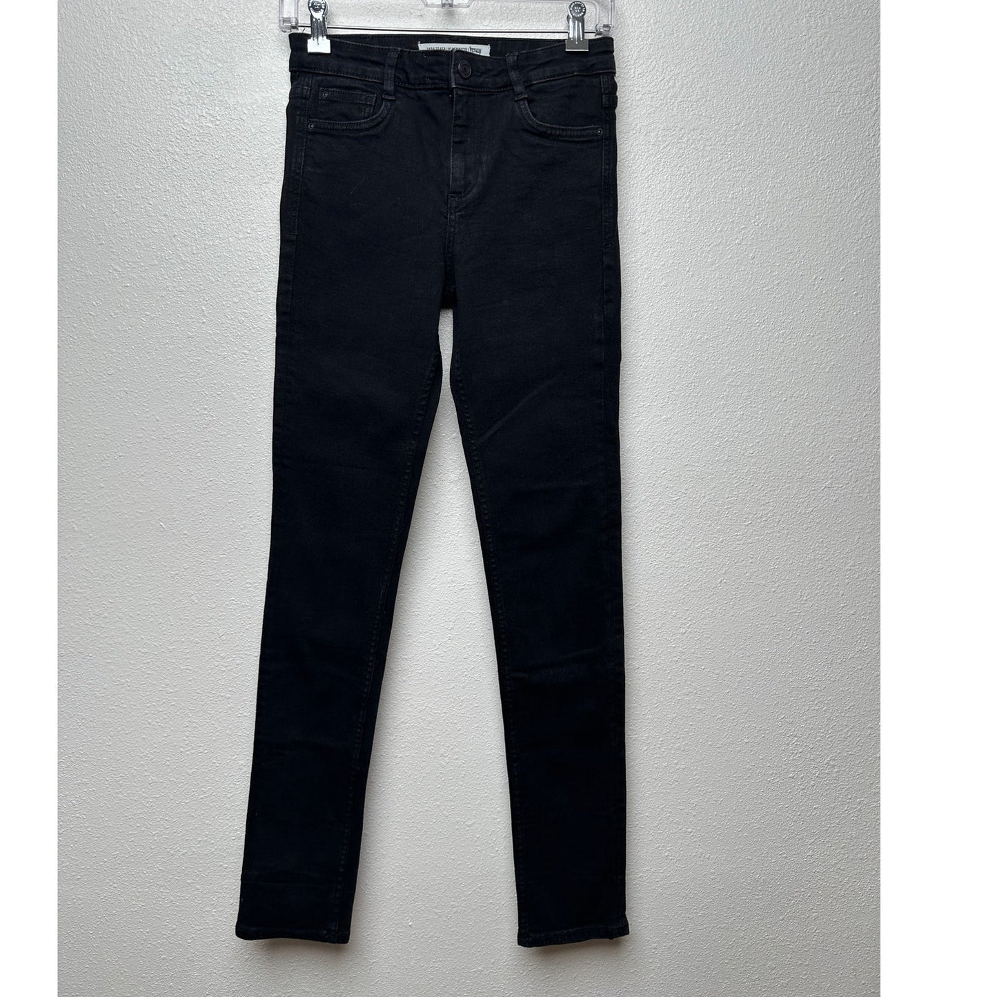 Zara Trafaluc Black High Rise Skinny Jeans Womens US 6