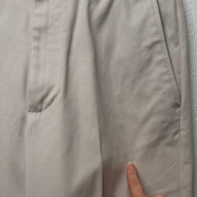 Banana Republic Relaxed Workwear Chino Pants Off White Taupe Men's US 30