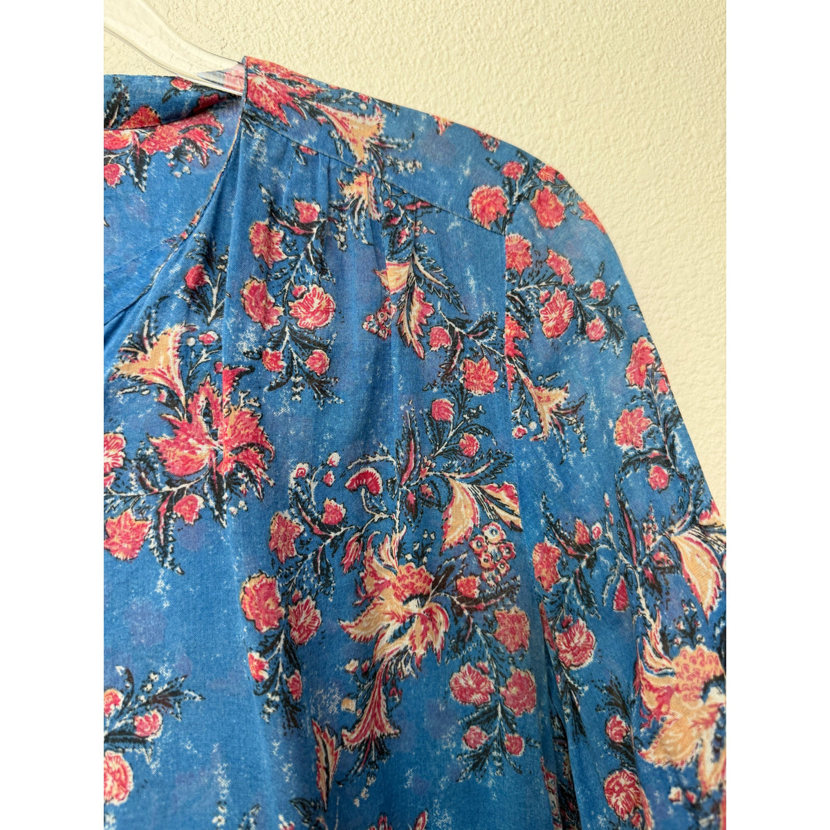 Isabel Marant Etoile Blue Floral Blouse Women FR 38/ US 6