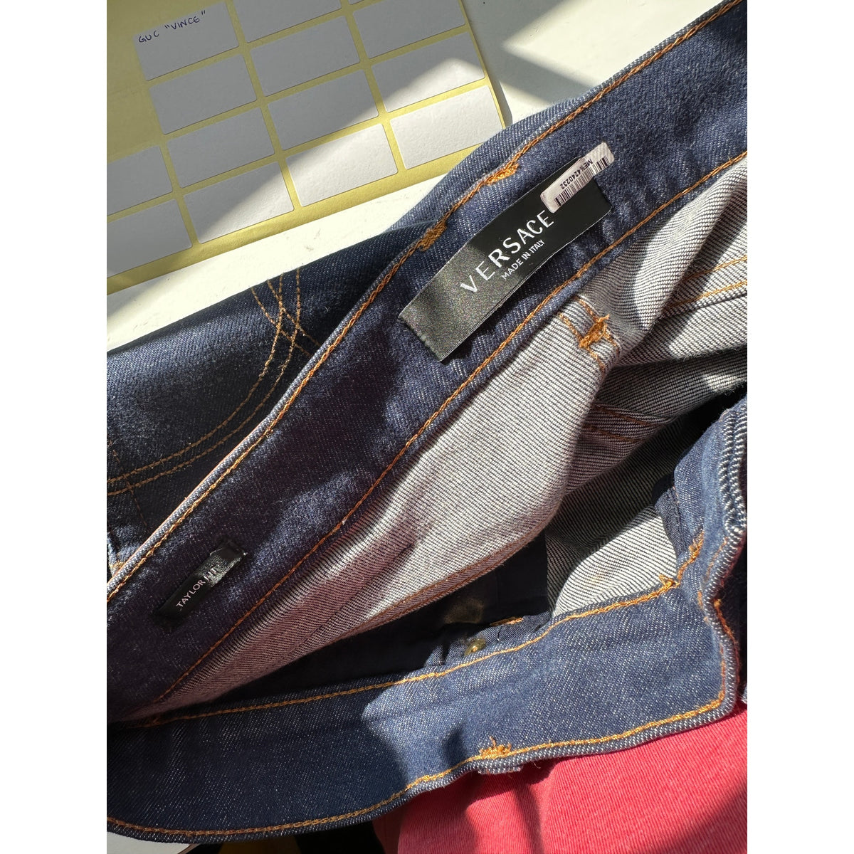 Versace Jeans Dark Wash Blue Men's US 33 Taylor Fit Straight Leg