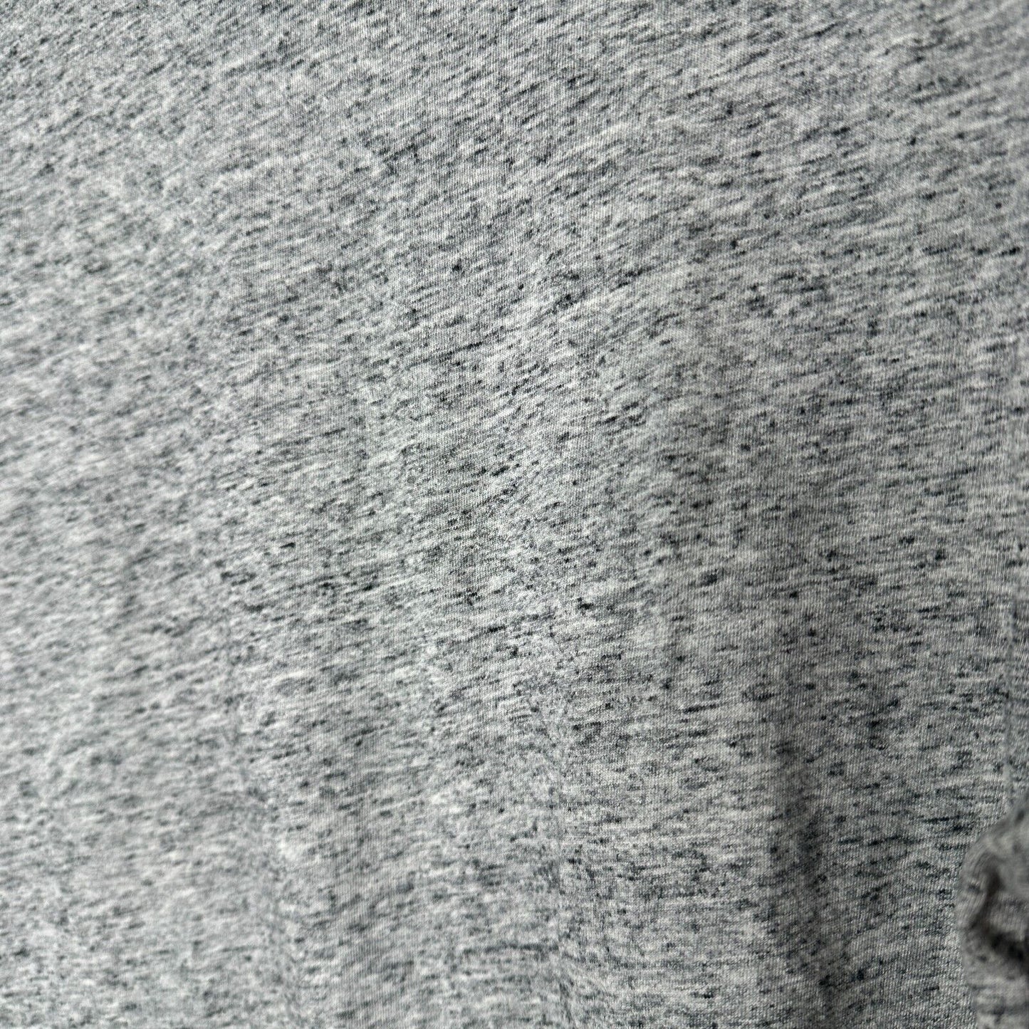 Uniglo Soft Relaxed Heathered Gray V-Neck Short Sleeve Relaxed Tee Medium