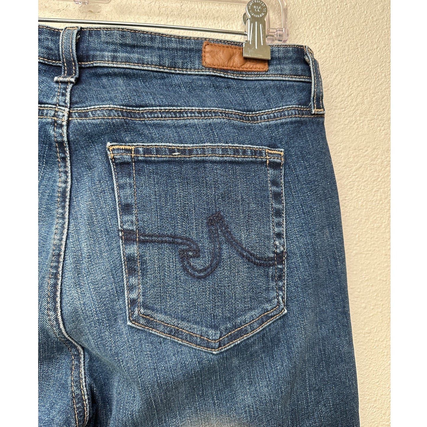 AG Adriano Goldschmied Prima Ankle Jeans Blue Cigarette Leg Sz 29