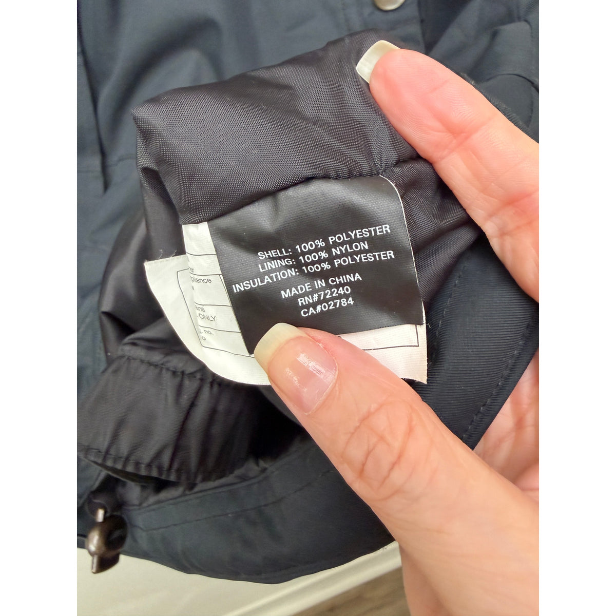 NILS Dark Slate Hooded Insulated Ski Jacket Women US 12