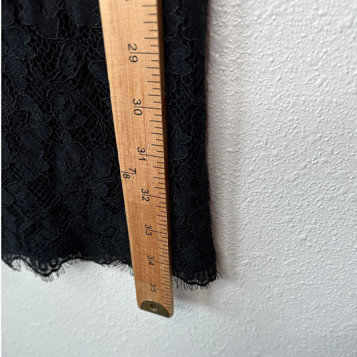 Diane von Furstenberg Black Zarita Stretch Lace Shift Dress 4