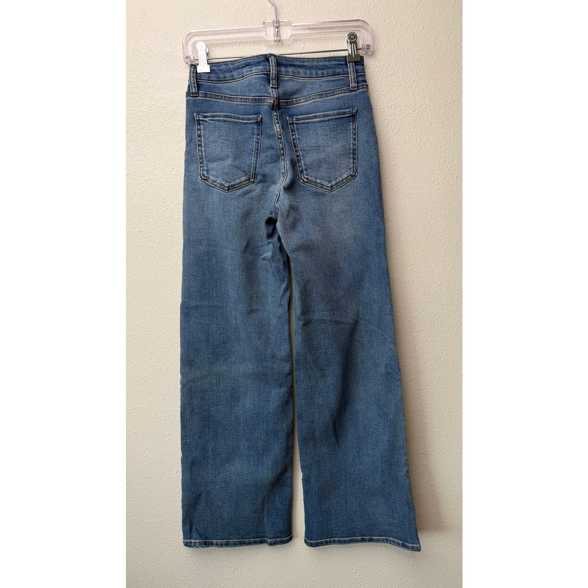NWT Quince Bella Womens Blue Wide Leg Jeans 25