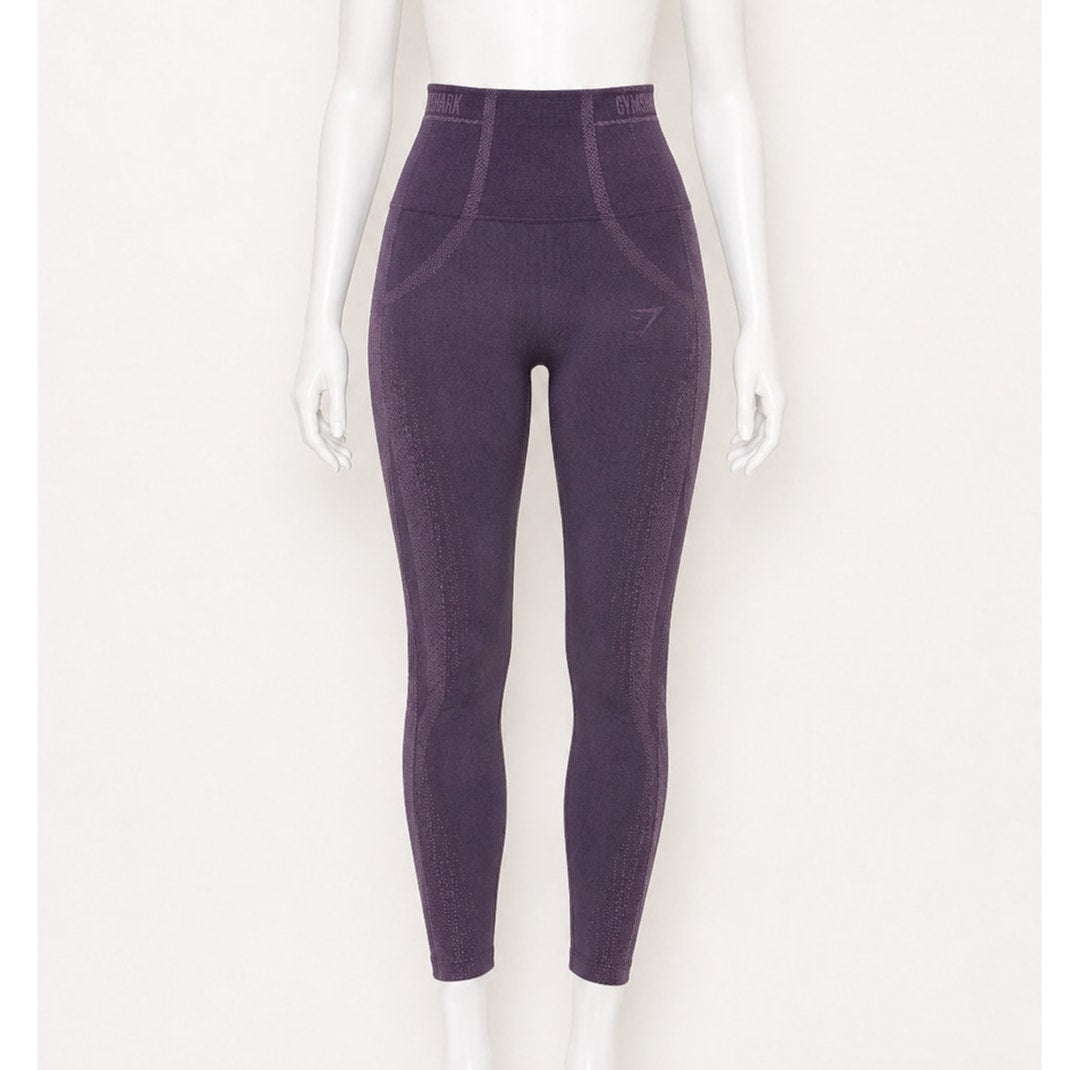 Gymshark Purple Lilac Triangle Laser Cut Yoga Pants XS