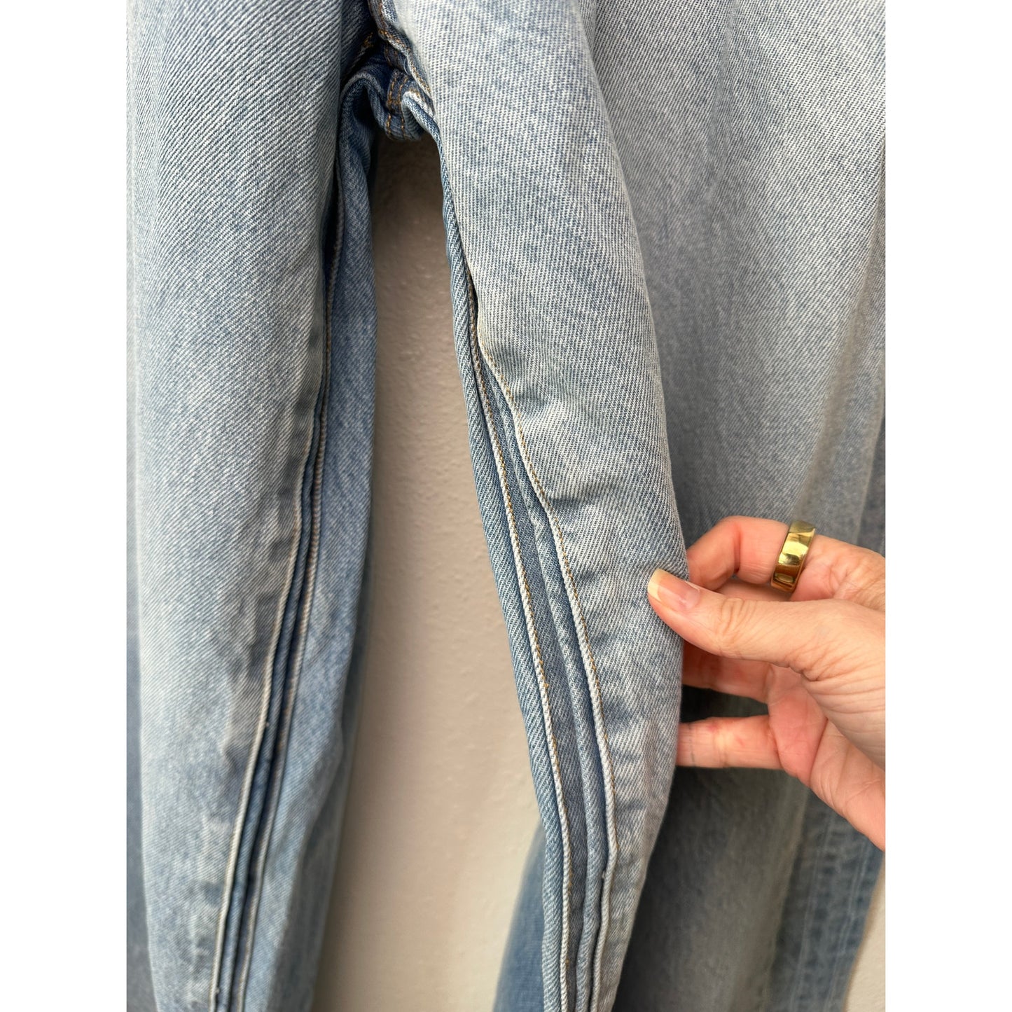 Vetements Unisex Jeans L High Waist Extra Wide Leg