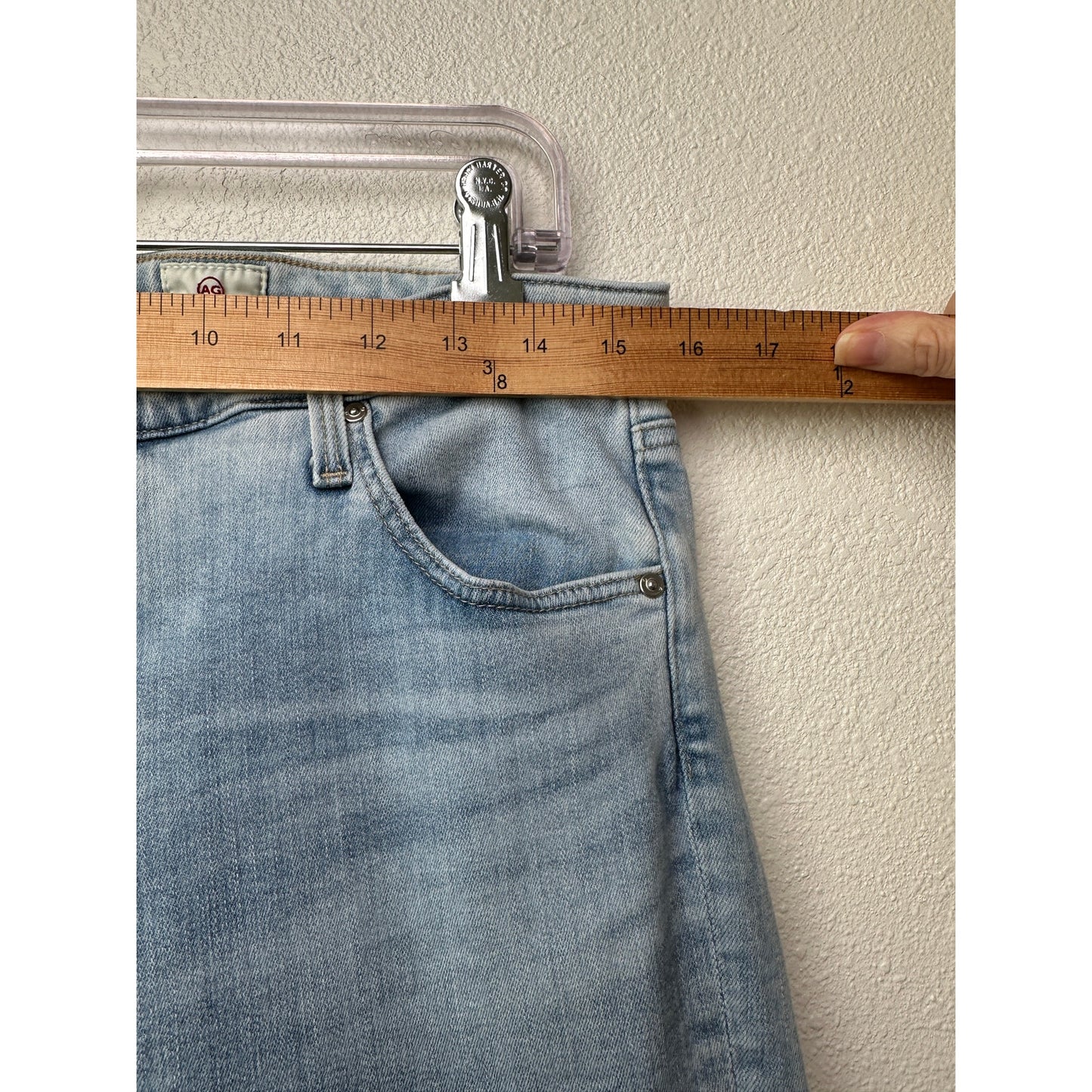 AG Faye Jeans Light Wash Women US 32 Cigarette