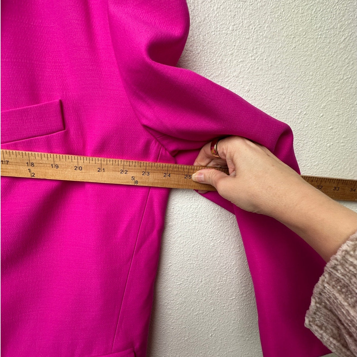 Valentino Pink Jumpsuit & Blazer Set Women IT 46/42 Strapless Wide Leg