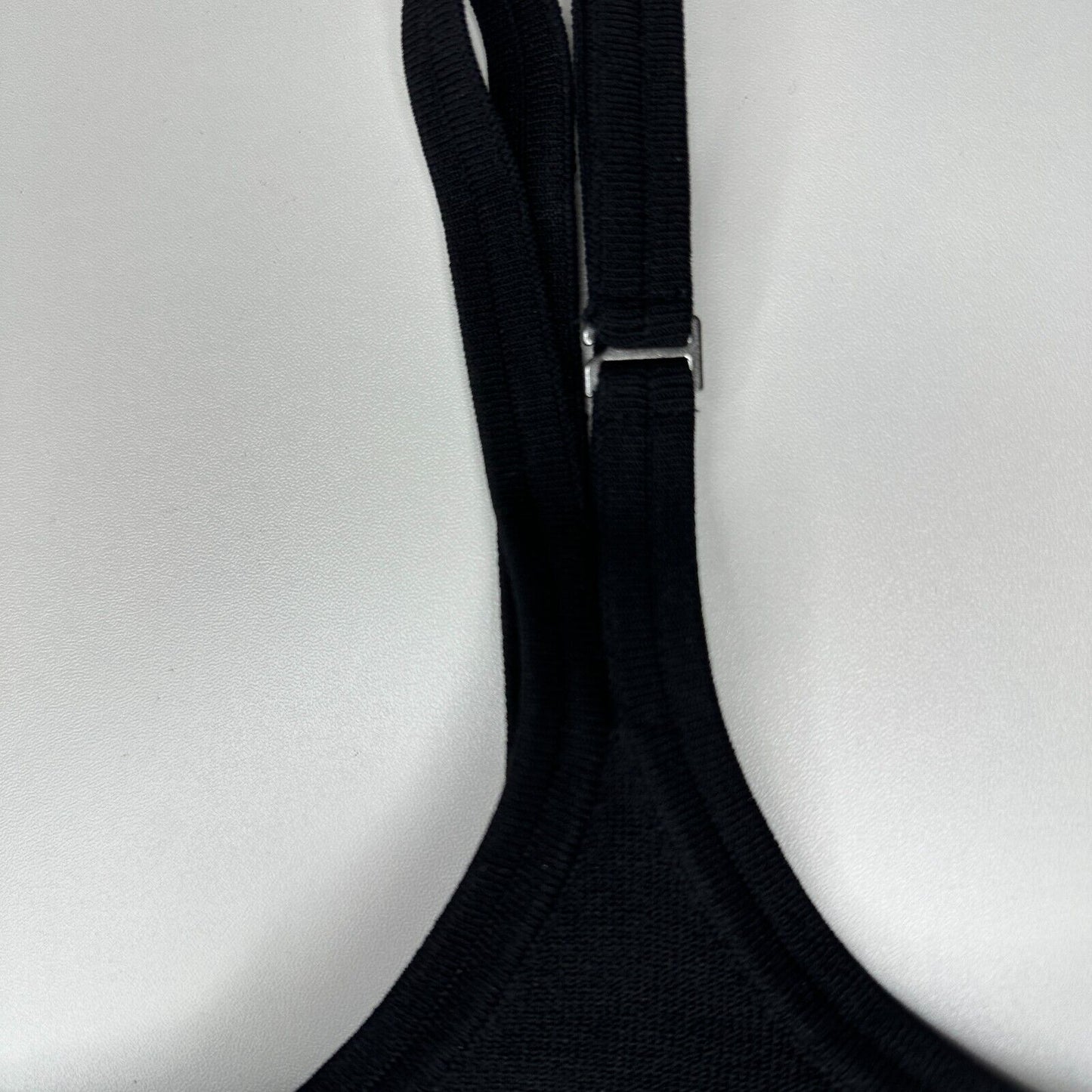Dion Lee Sexy Black Strappy Crop Tank Top Double Adjustable Strap Cutouts XS