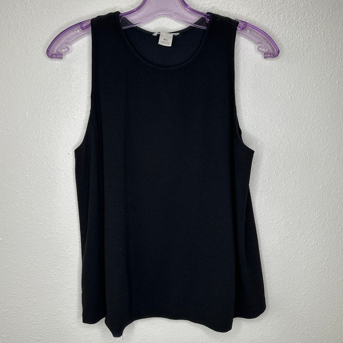 Club Monaco Black Sleeveless Round Neck Business Casual Tank Top M